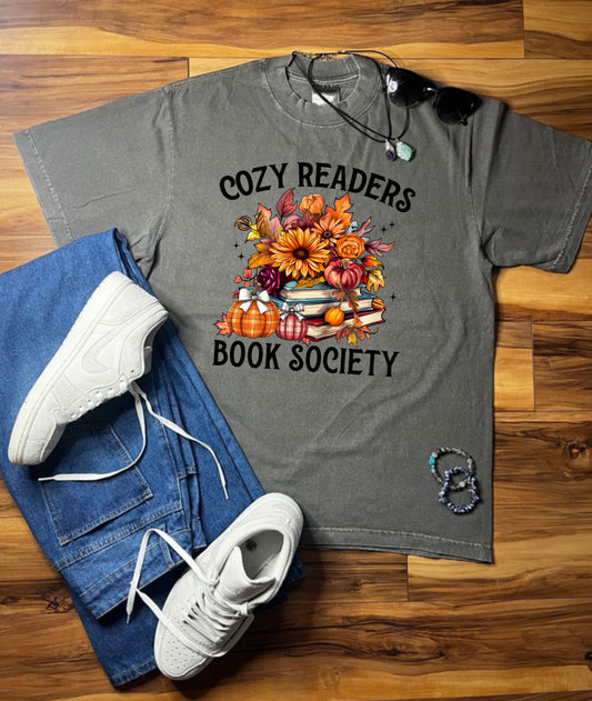 Cozy Readers Book Society Shaka Wear Tee