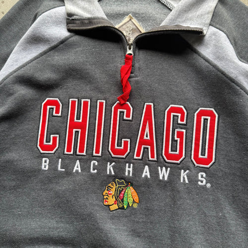 Preloved Chicago Blackhawks Quarter Zip Up Size M