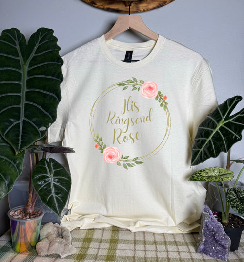 Officially Licensed L. Ballew: His Ringsend Rose Gildan Tops