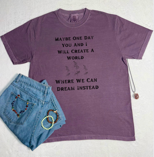 Officially Licensed Brea Lamb: Maybe One Day Comfort Colors Tee