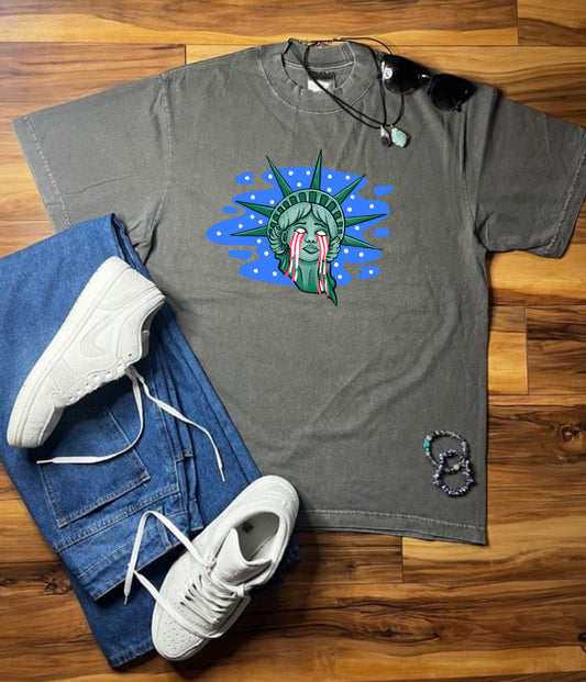 Lady Liberty Shaka Wear Tee