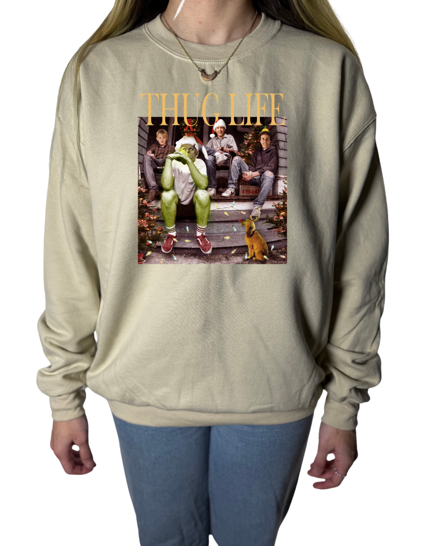 Thug Life Christmas Gildan Tops