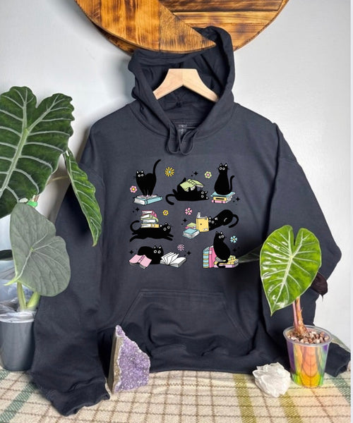 Cats & Books Gildan Tops