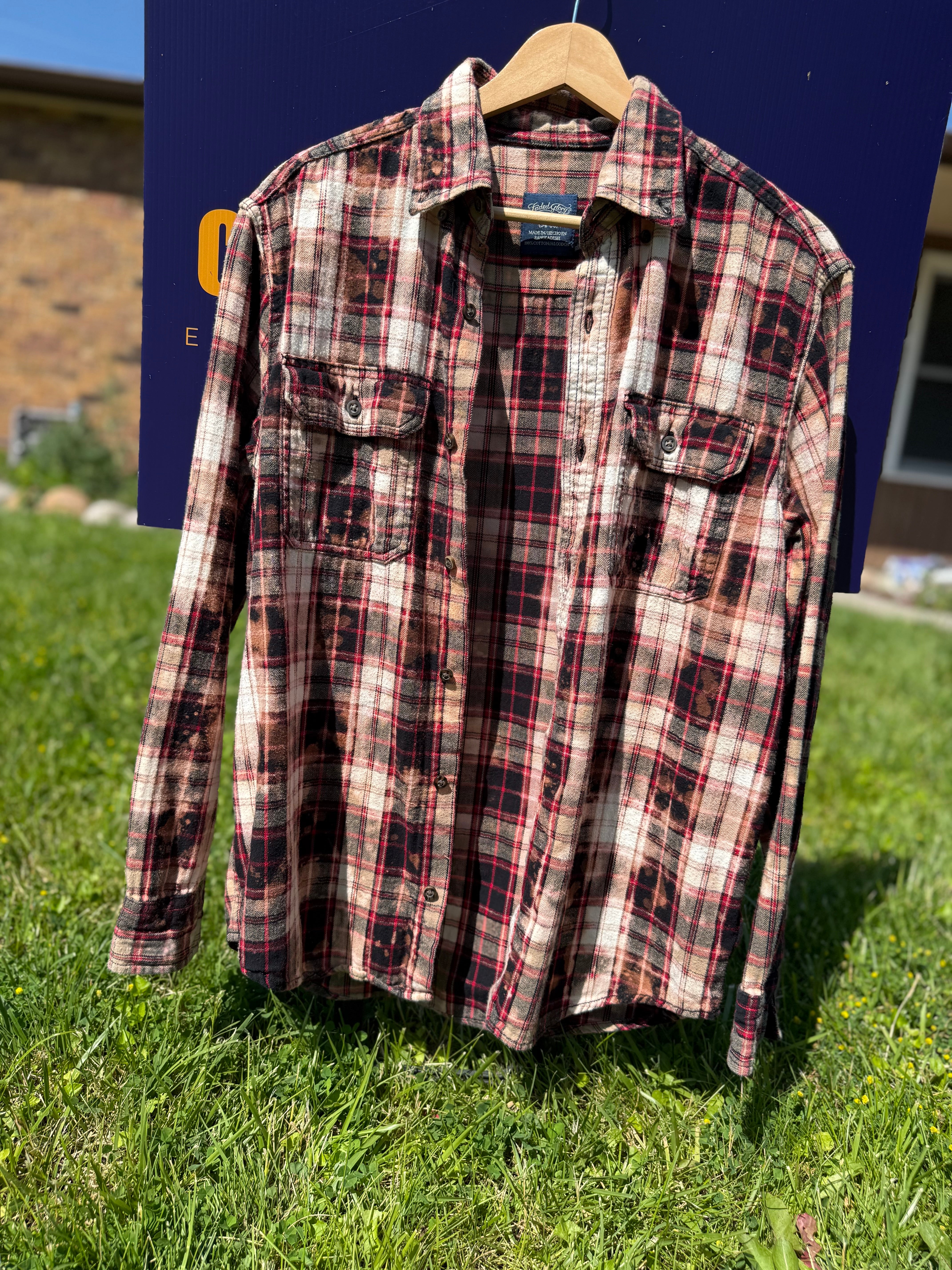 Noah Kahan Upthrift Flannel Size S