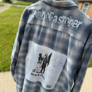 MGK Black Flag Upthrift Flannel Size 2XL