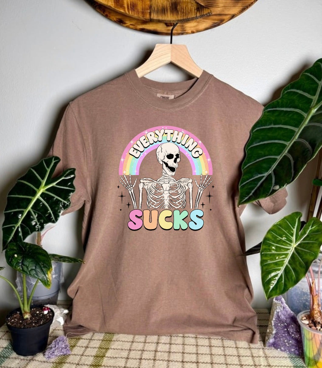 Everything Sucks Comfort Colors Tee
