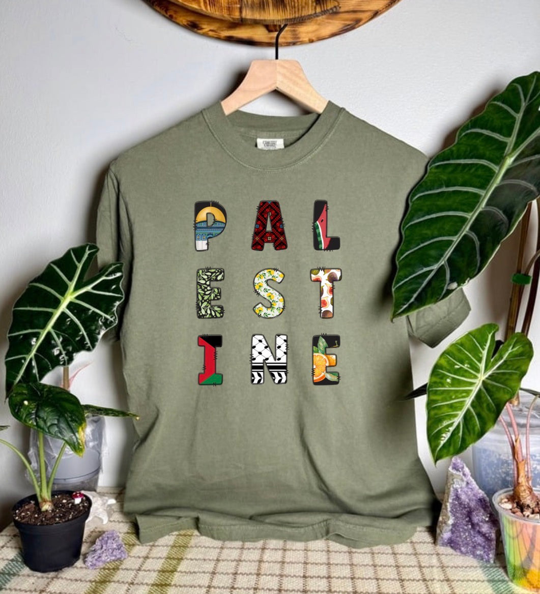 Palestine Comfort Colors Tee