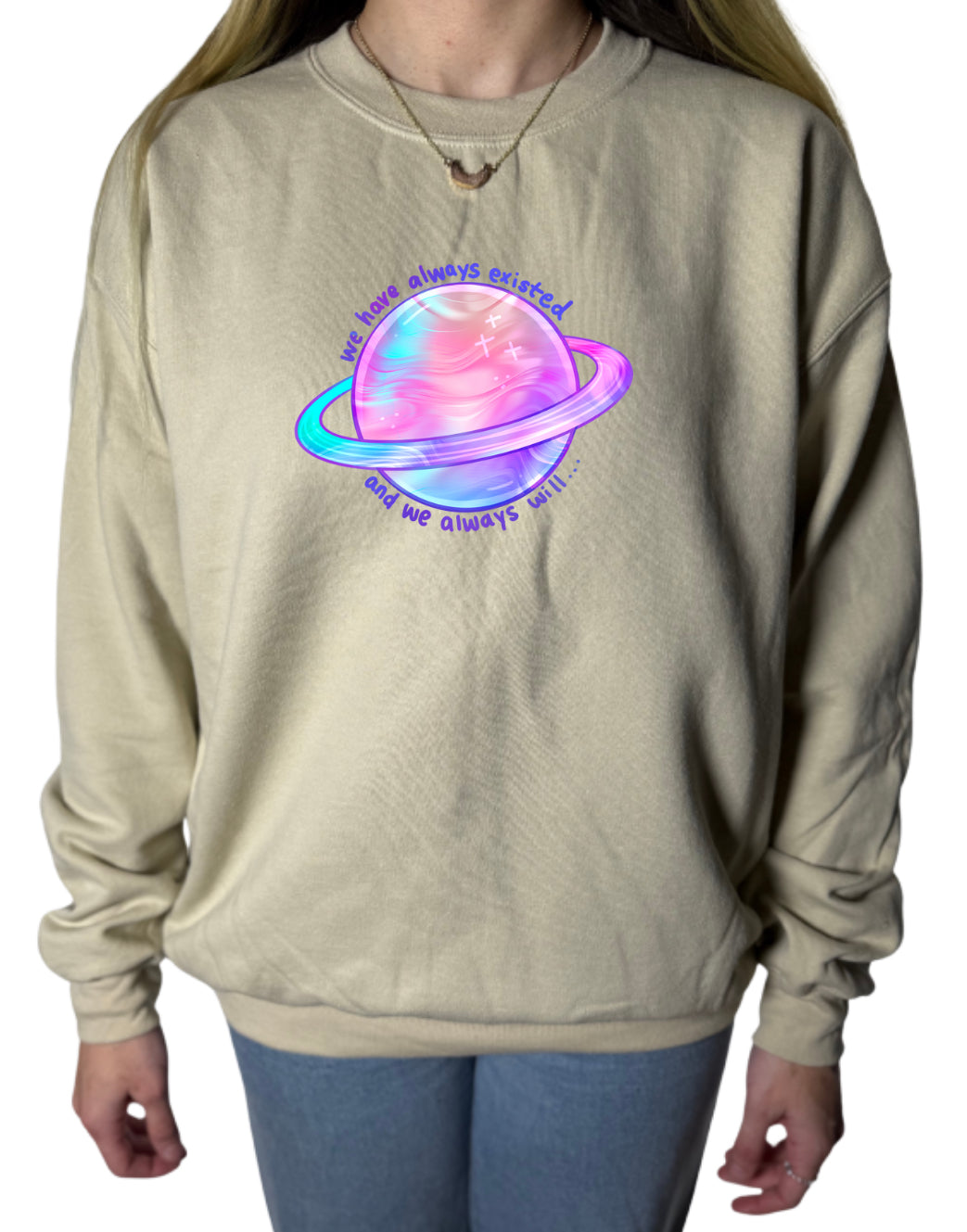 Always Existed Gildan Tops