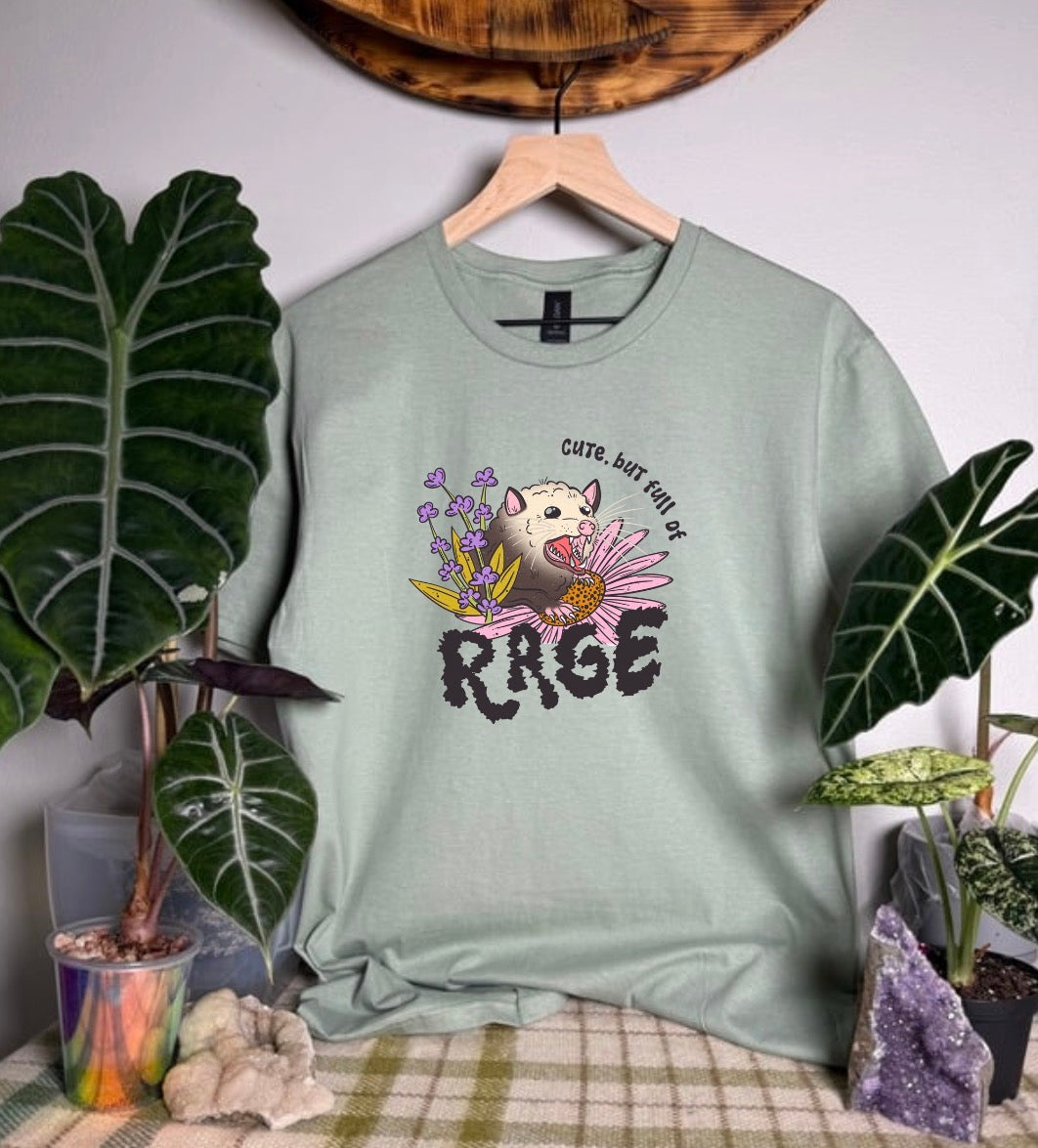 Cute But Full Of Rage Gildan Tops