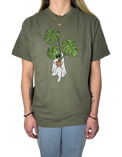 Monstera Ghostie Comfort Colors Tee