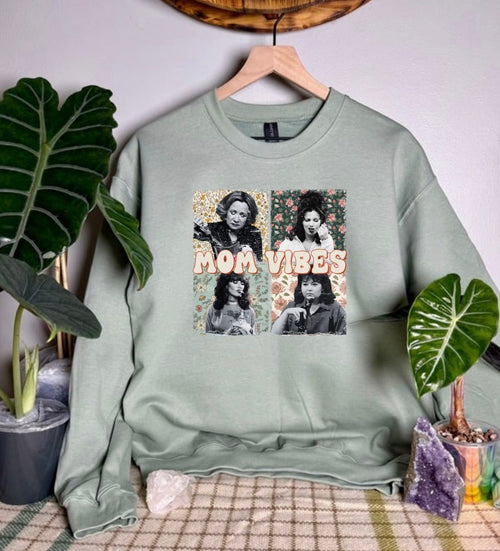 Mom Vibes Gildan Tops