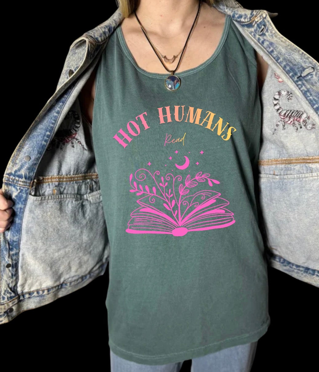 Hot Humans Read Tank