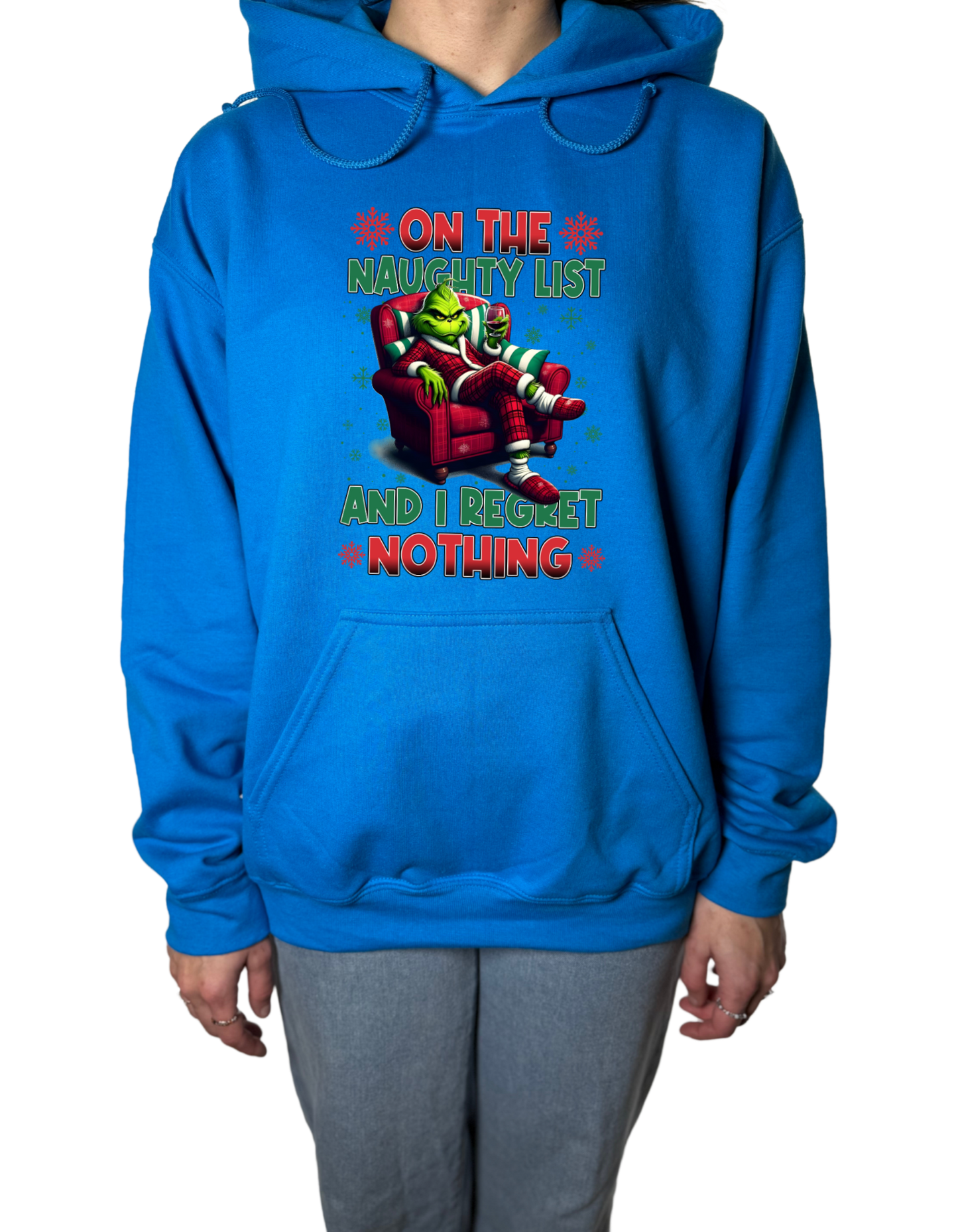 Naughty List Grinch Gildan Tops