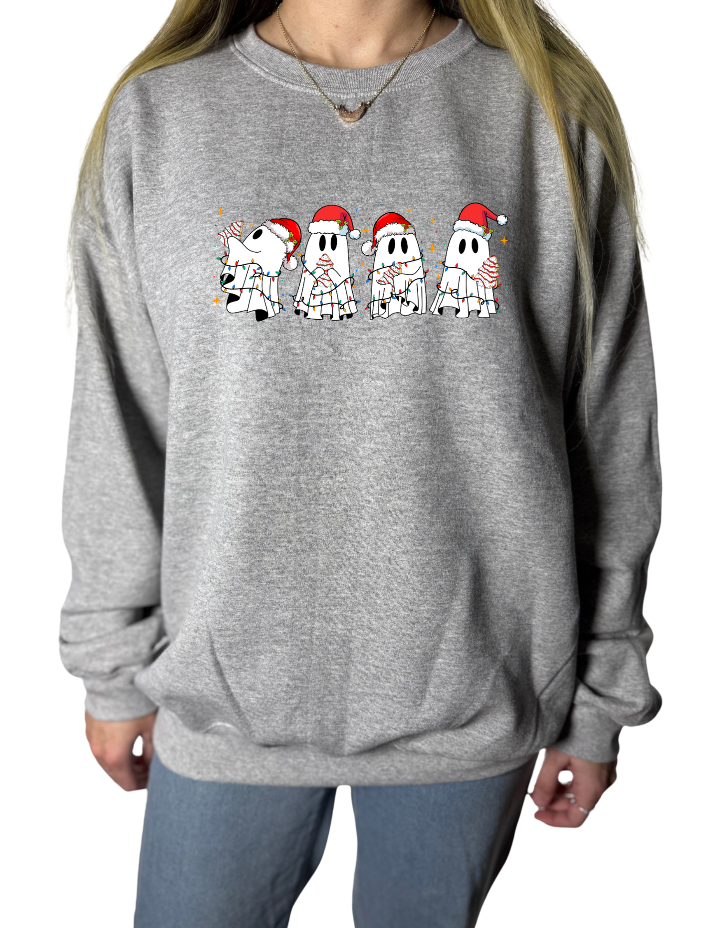 Christmas Cakes & Ghosties Gildan Tops