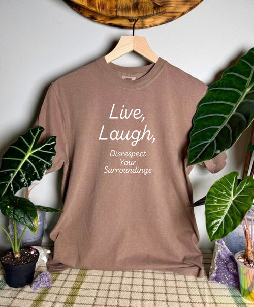 Disrespect Your Surroundings Comfort Colors Tee