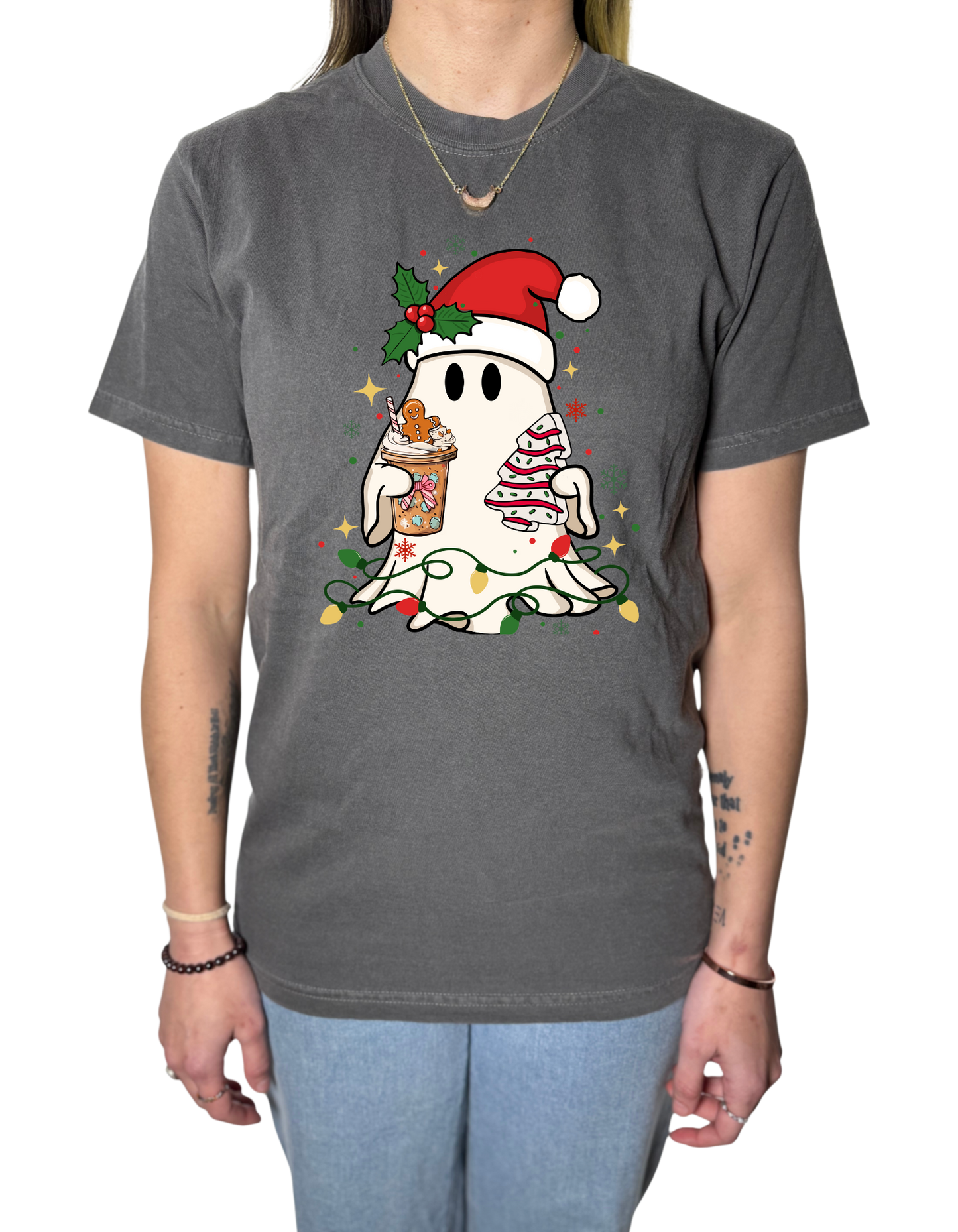 Holiday Ghost Comfort Colors Tee