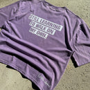Still Learning To Walk On My Own NSA Purple Tee Size L