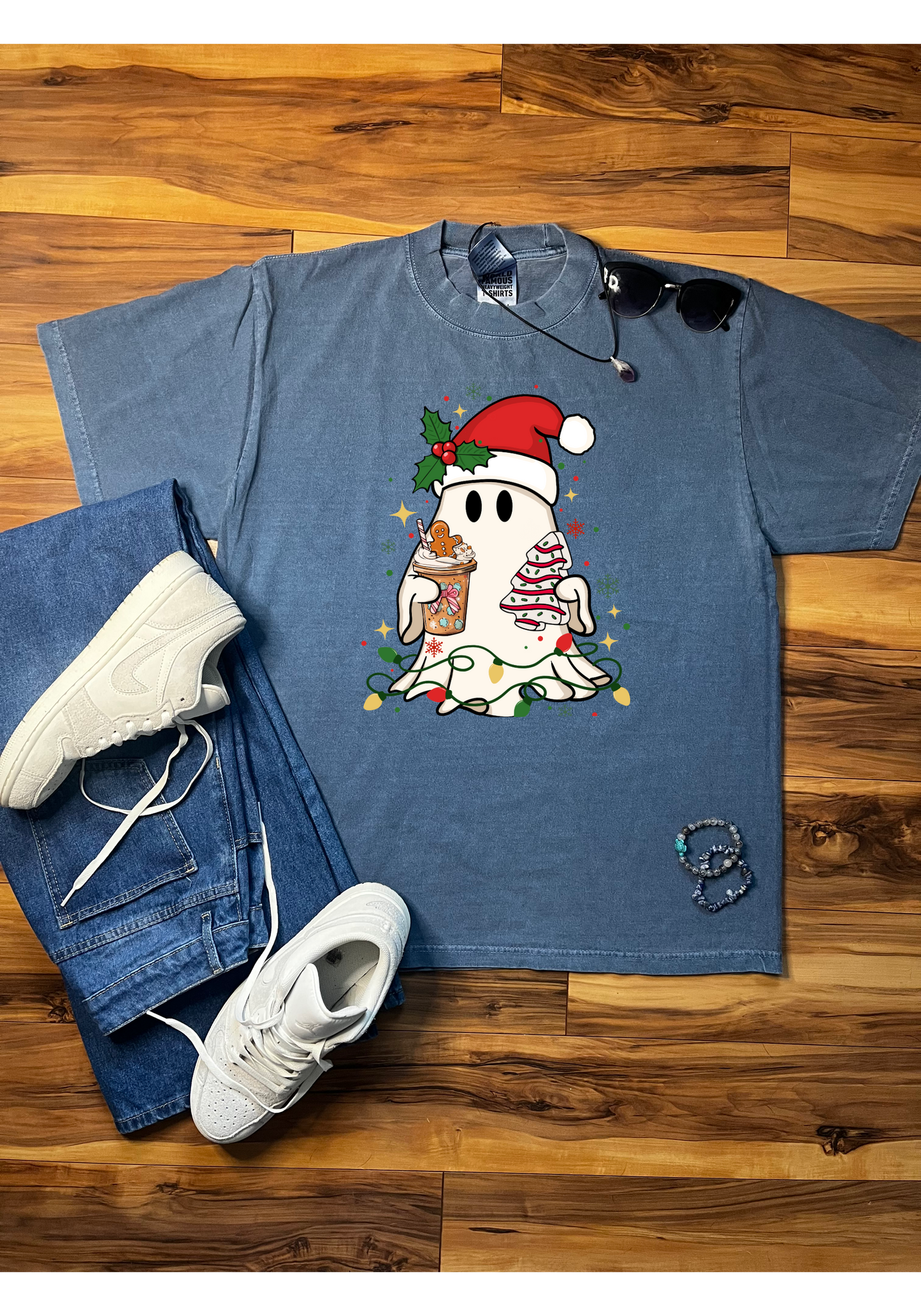 Holiday Ghost Shaka Wear Tee