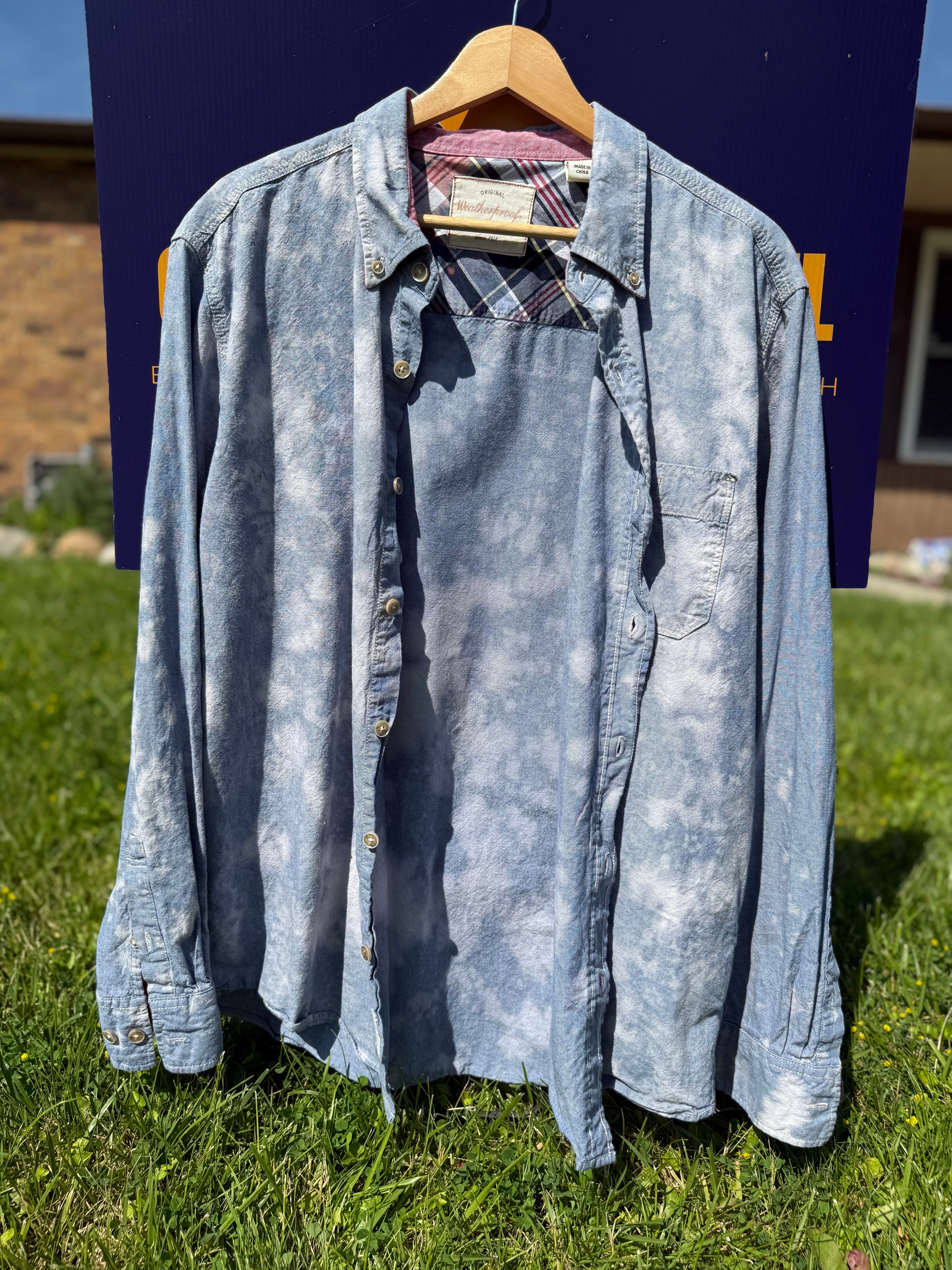 Falling In Reverse Upthrift Button Up Size L