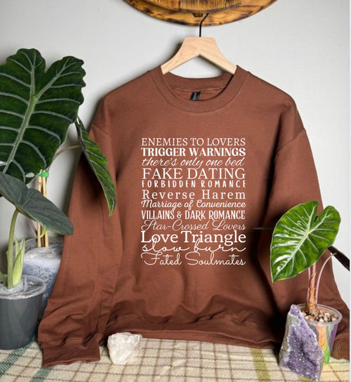 Bookish Tropes Gildan Tops