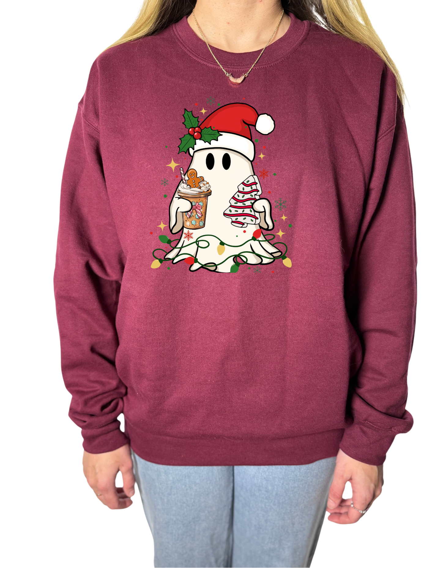 Holiday Ghost Gildan Tops