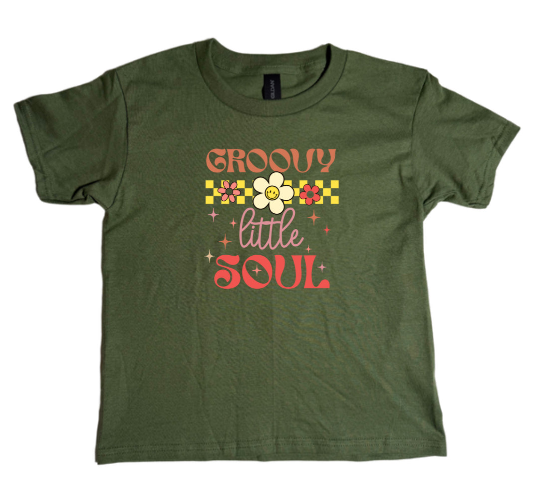Groovy Little Soul Gildan Youth Tee