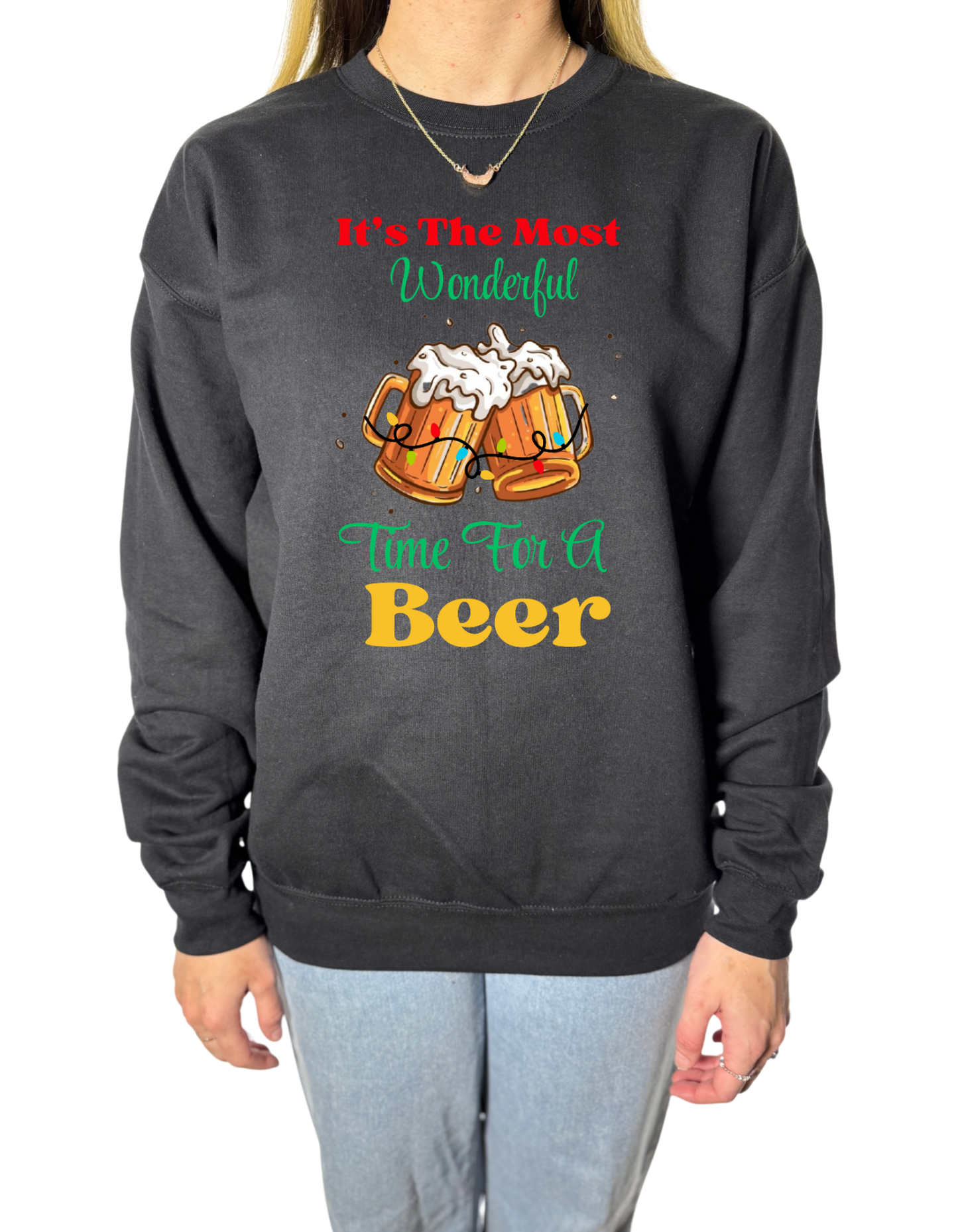 Wonderful Time For A Beer Gildan Tops