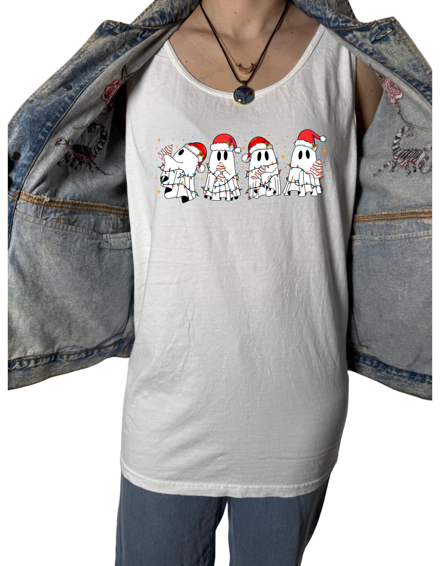 Christmas Cakes & Ghosties Tank