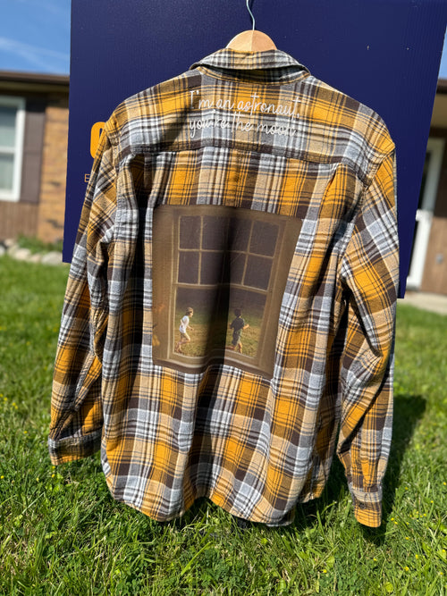 Noah Kahan Upthrift Flannel Size L