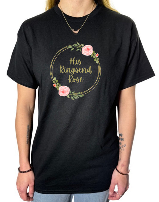 Officially Licensed L Ballew: His Ringsend Rose Gildan Tops