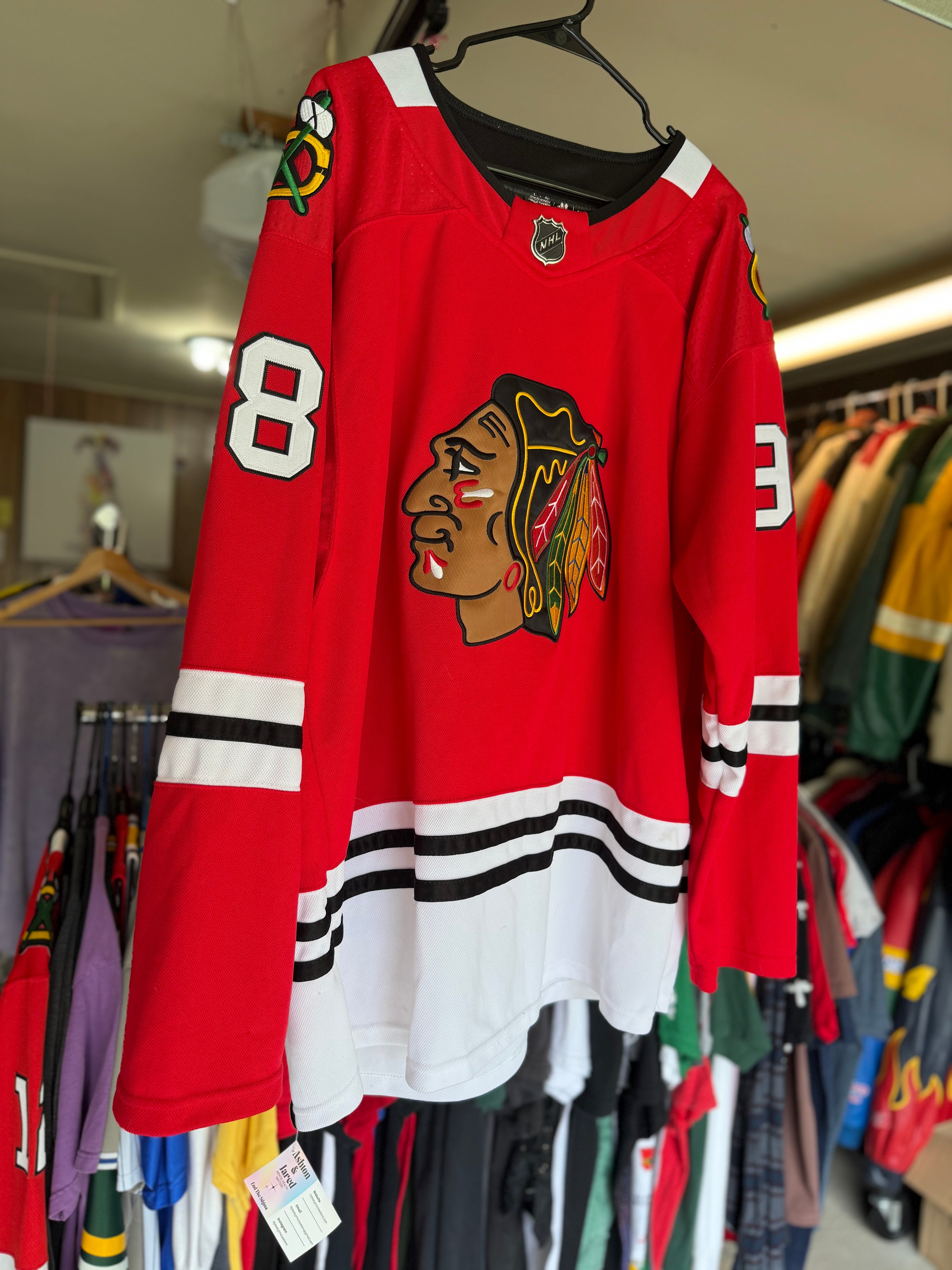 Preloved Adidas Chicago Blackhawks Bedard Jersey Size L