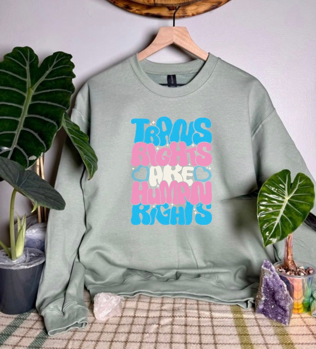 Trans Rights Gildan Tops