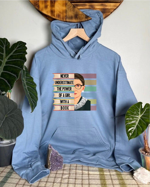 Girl With A Book Gildan Tops