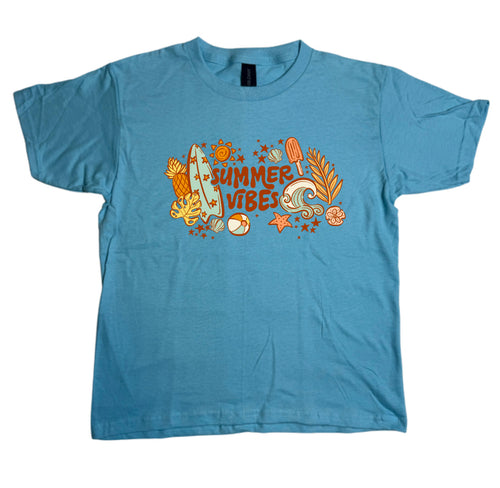 Summer Vibes Gildan Youth Tee