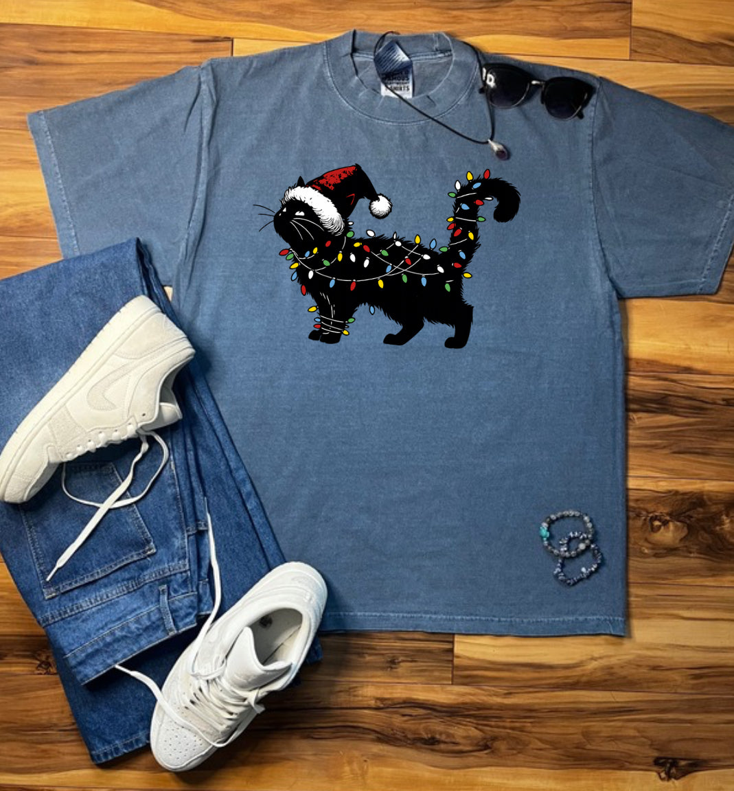 Holiday Cat Shaka Wear Tee