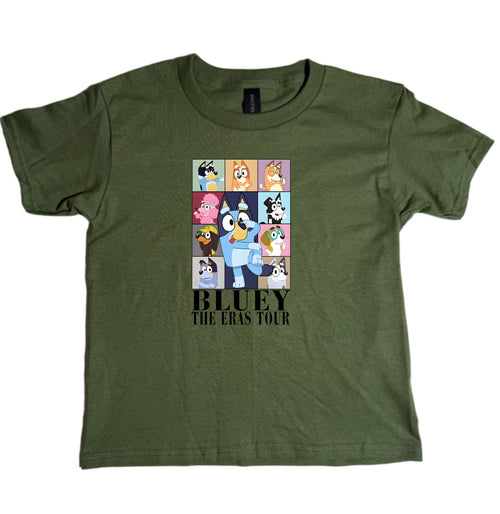 Blue Dog Tour Youth Gildan Tops