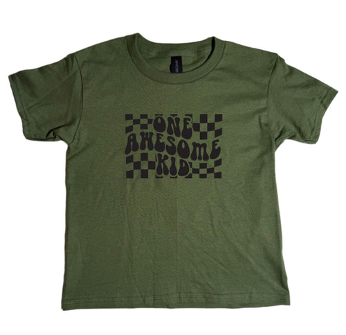 One Awesome Kid Youth Gildan Tee