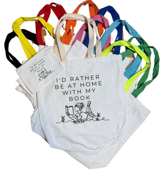 I’d Rather Be At Home Tote Bag