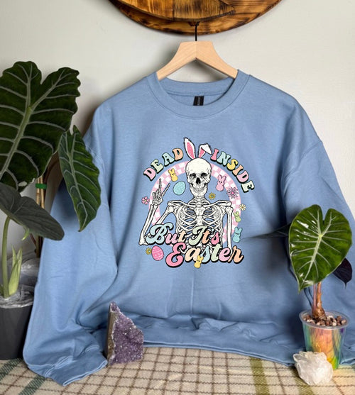 Dead Inside But It’s Easter Gildan Tops