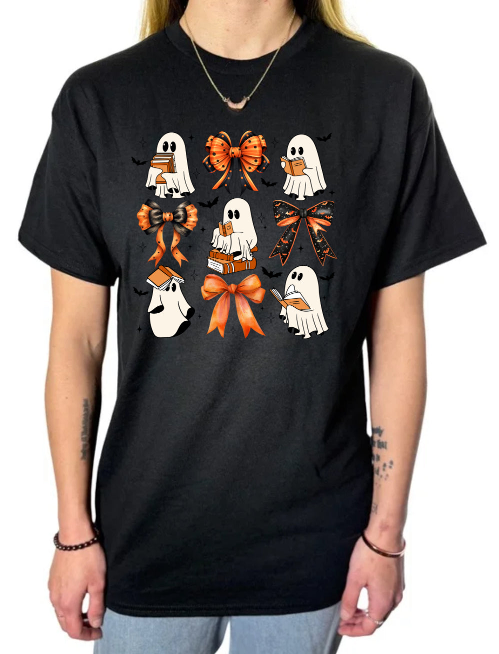 Ghosts and Books Gildan Tops