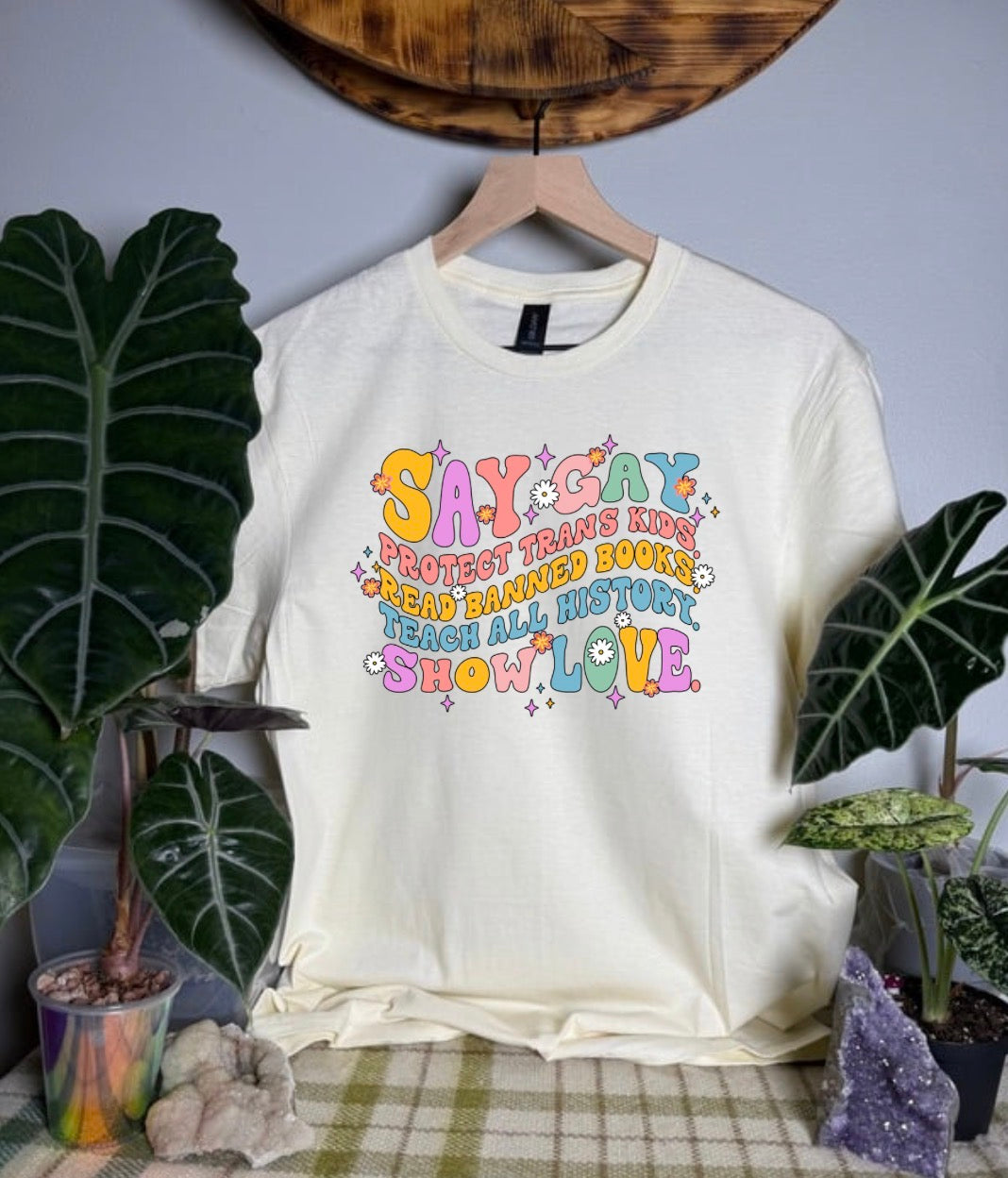 Say Gay Gildan Tops