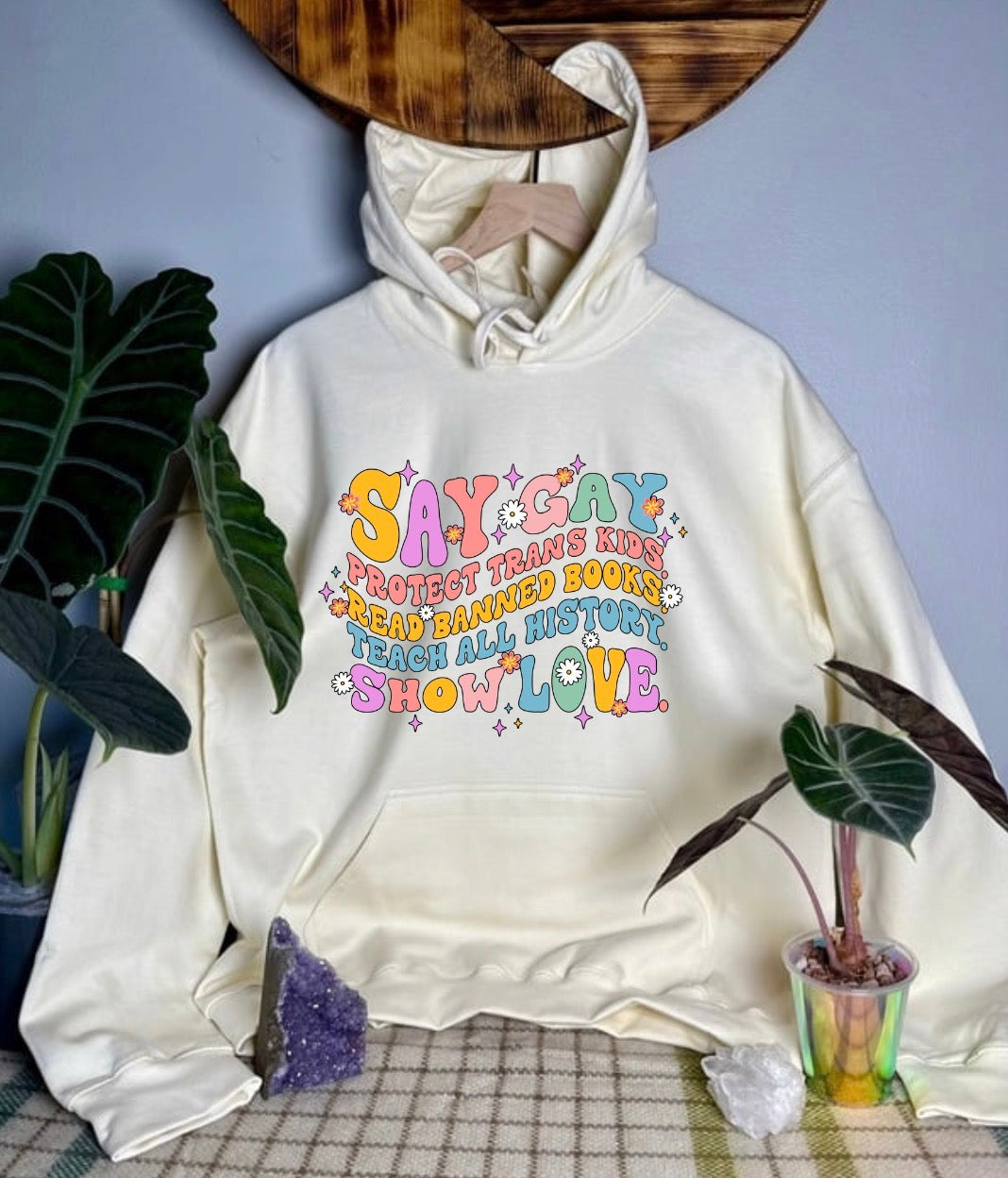 Say Gay Gildan Tops