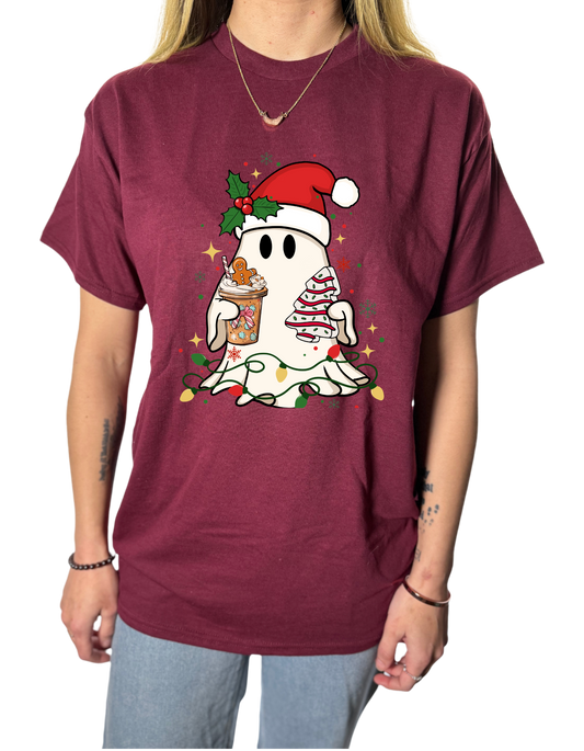 Holiday Ghost Gildan Tops
