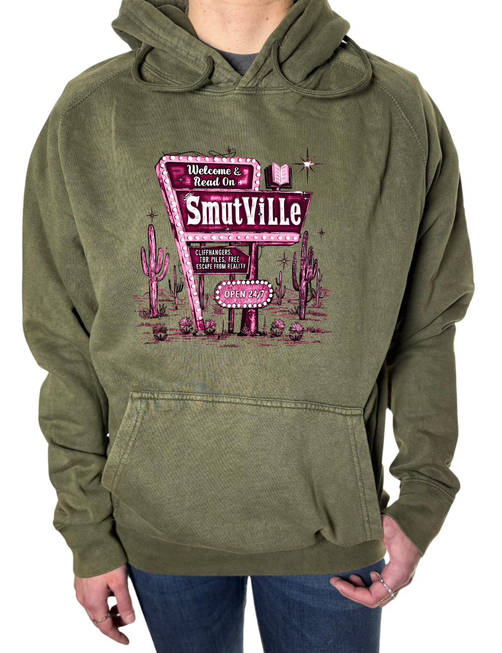 SmutVille Vintage Wash Hoodie