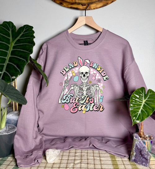 Dead Inside But It’s Easter Gildan Tops