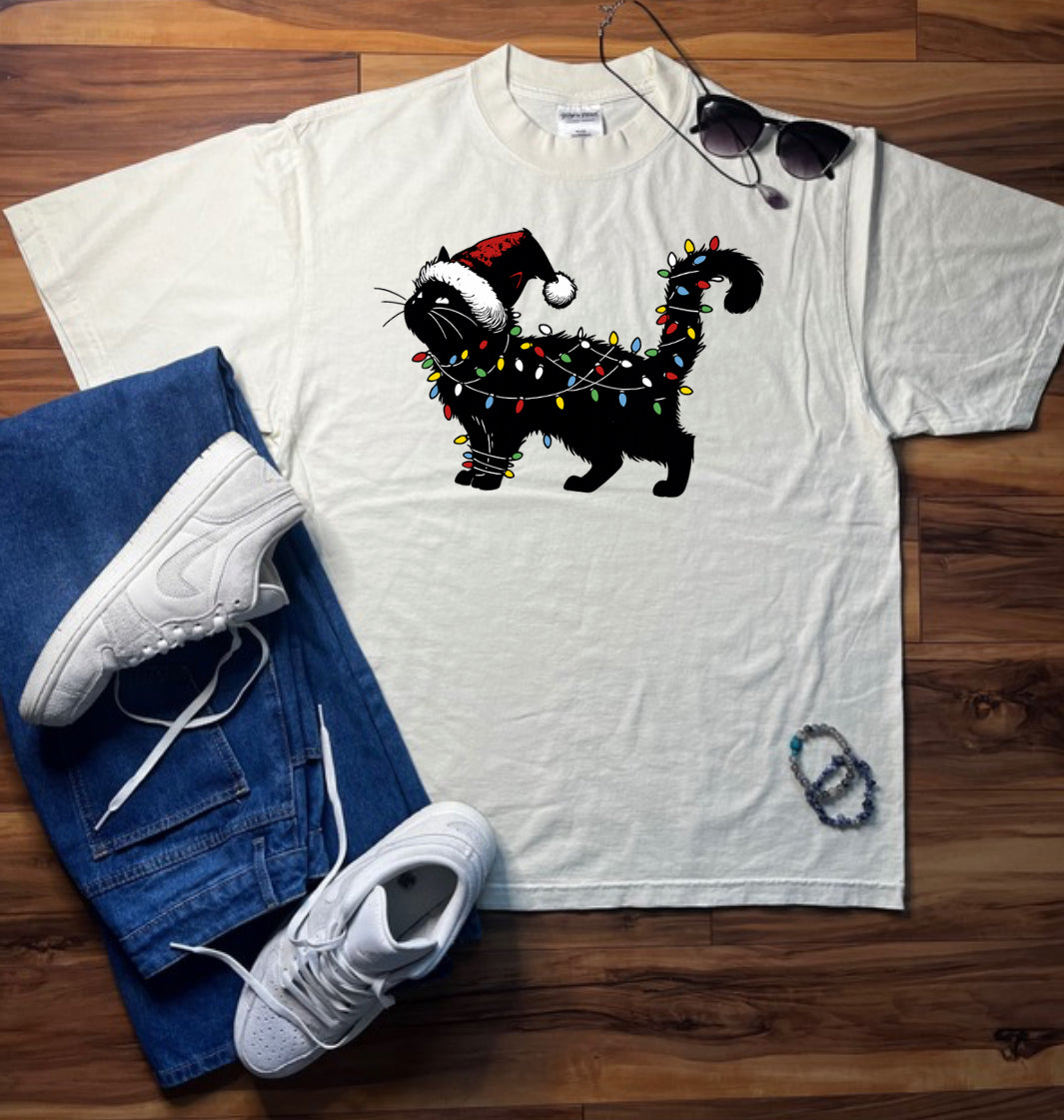 Holiday Cat Shaka Wear Tee
