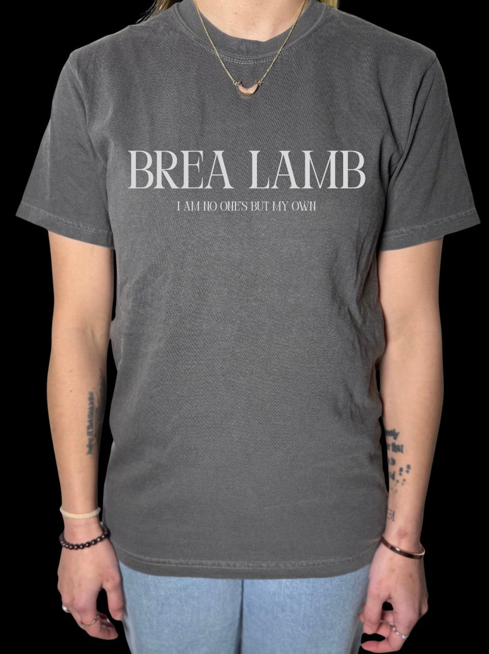 Brea Lamb Comfort Colors Tee