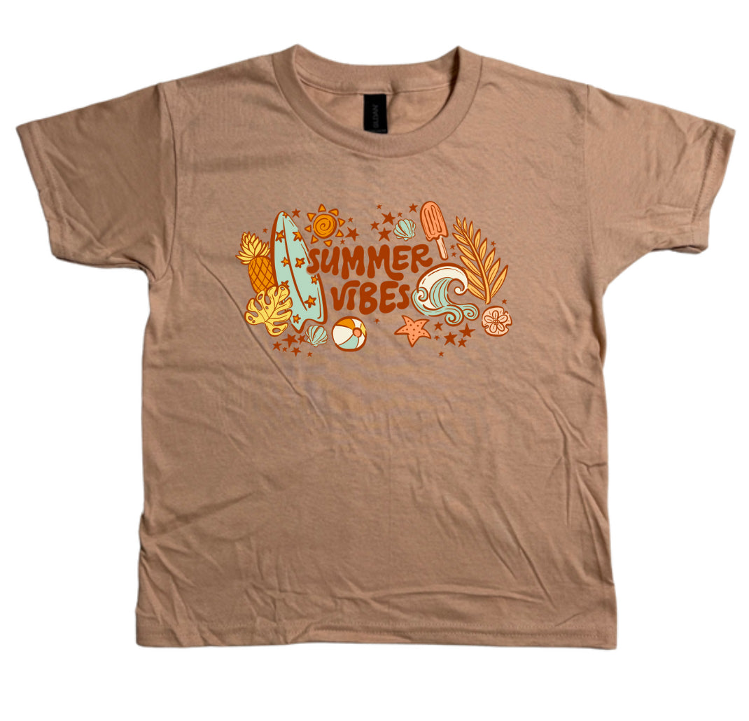 Summer Vibes Gildan Youth Tee