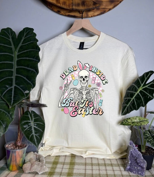 Dead Inside But It’s Easter Gildan Tops
