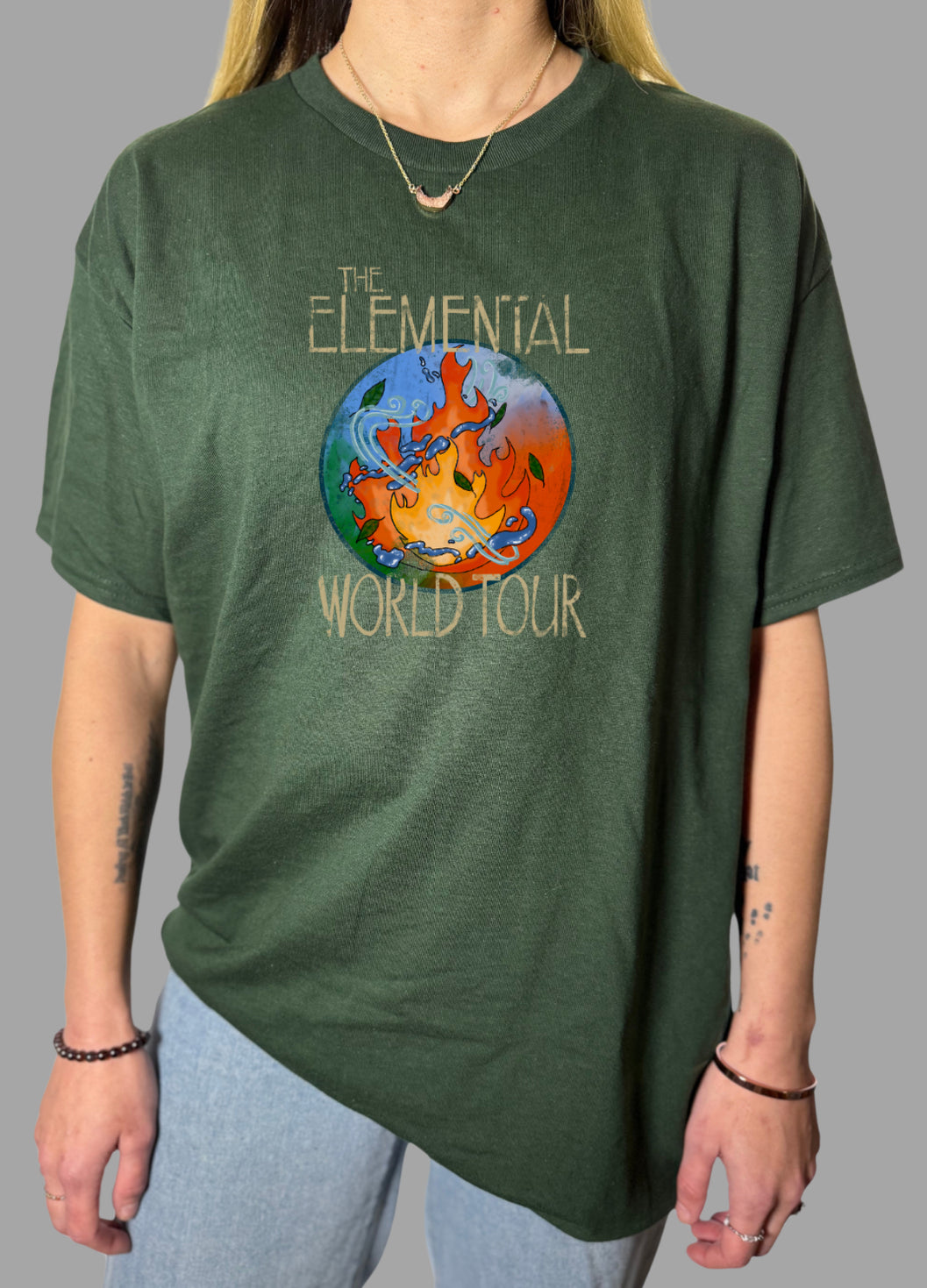 Offically Licensed Brea Lamb: The Elemental Band Tee Gildan Tops